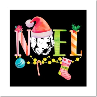 Christmas Noel Great Pyrenees Dog Gift for Dog Lover Posters and Art